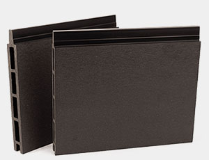 Antracit Element zárt WPC kerítéselem.