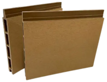 Tölgy Element zárt WPC kerítéselem.