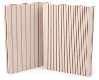 Fehér Premium Classic WPC kerítéselem.