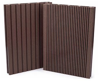 Sötétbarna Premium Classic WPC kerítéselem.