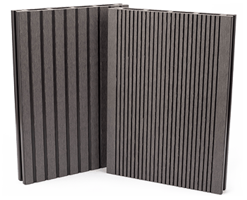 Világosszürke Premium Classic WPC kerítéselem.