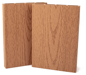 Tölgy famintás Simple WPC kerítéselem.