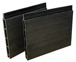 Antracit Woody Zárt WPC kerítéselem.